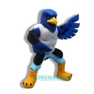 Falcon Uniform, College Blue Falcon Mascot Costume