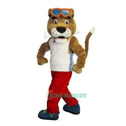Glasses Charm Lion Uniform, Glasses Charm Lion Mascot Costume