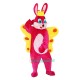Pink Butterfly Rabbit Bunny Cartoon Uniform, Pink Butterfly Rabbit Bunny Cartoon Mascot Costume