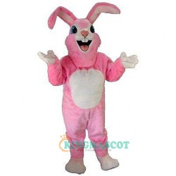 Pink Rabbit Uniform, Pink Rabbit Mascot Costume