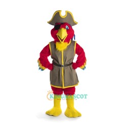Pirate Parrot Uniform, Pirate Parrot Mascot Costume