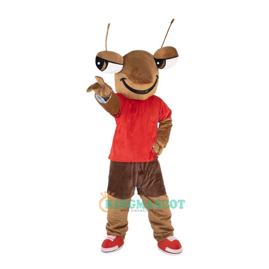Pismire Ant Emmet Cartoon Uniform, Pismire Ant Emmet Cartoon Mascot Costume