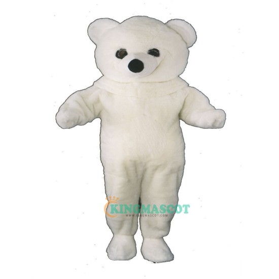 Short Hairs Polar Bear Uniform, Short Hairs Polar Bear Mascot Costume
