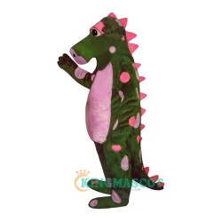 Polka Dot Dragon Uniform, Polka Dot Dragon Mascot Costume