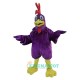 Purple Chicken Hen Cock Cartoon Uniform, Purple Chicken Hen Cock Cartoon Mascot Costume
