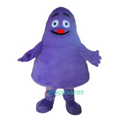 Purple Monster Cartoon Uniform, Purple Monster Cartoon Mascot Costume