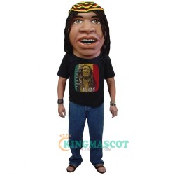 Rasta Man , Rasta Man Mascot Costume