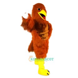 Red Brown Eagle Cartoon Uniform, Red Brown Eagle Cartoon Mascot Costume