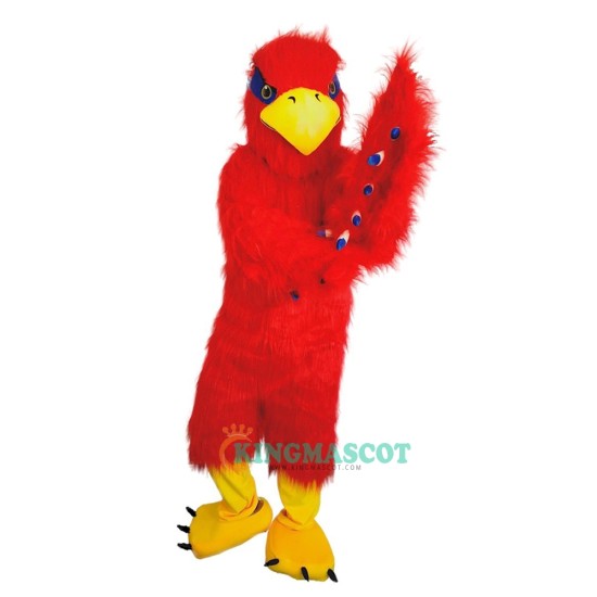 Red Eagle Bird Cartoon Uniform, Red Eagle Bird Cartoon Mascot Costume