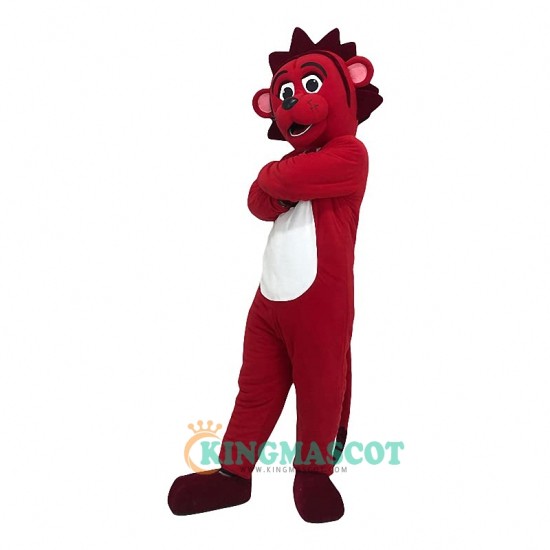 Red lion Cartoon Uniform, Red lion Cartoon Mascot Costume