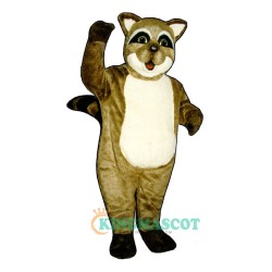 Rocky Raccoon Uniform, Rocky Raccoon Mascot Costume
