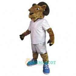 College Sports Ram Uniform, College Sports Ram Mascot Costume