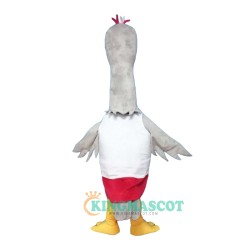 Crane Bird Uniform, Crane Bird Mascot Costume