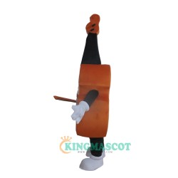 Custom Musical Instruments Violin Uniform, Custom Musical Instruments Violin Mascot Costume