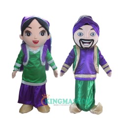 Arabian Women Men Uniform, Arabian Women Men Mascot Costume