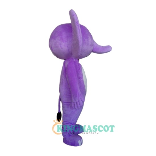 Purple Elephant Uniform, Purple Elephant Mascot Costume