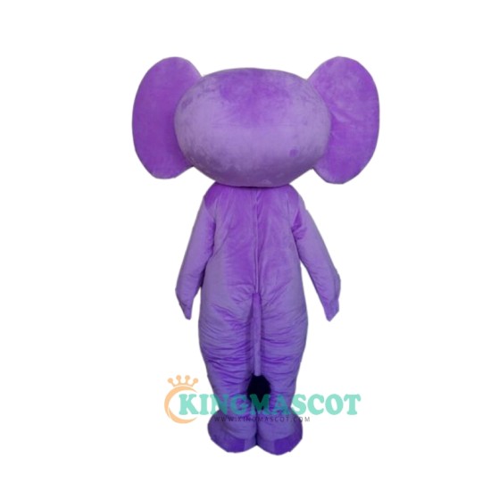 Purple Elephant Uniform, Purple Elephant Mascot Costume