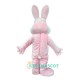 Furry Pink Bunny Rabbit Uniform, Furry Pink Bunny Rabbit Mascot Costume