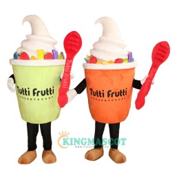Funny Ice Cream Yogurt Uniform, Funny Ice Cream Yogurt Mascot Costume