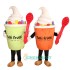 Funny Ice Cream Yogurt Uniform, Funny Ice Cream Yogurt Mascot Costume
