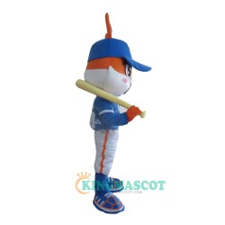 Baseball Rabbit Uniform, Baseball Rabbit Mascot Costume