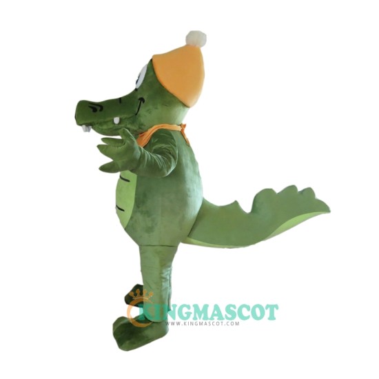 Green Crocodile Uniform, Green Crocodile Mascot Costume