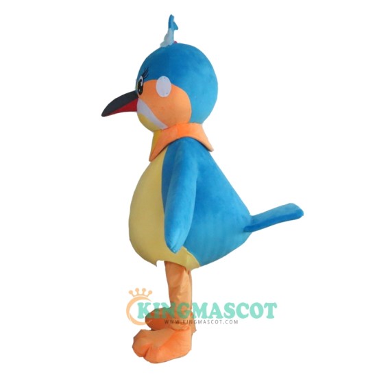 Lovly Blue Bird Uniform, Lovly Blue Bird Mascot Costume