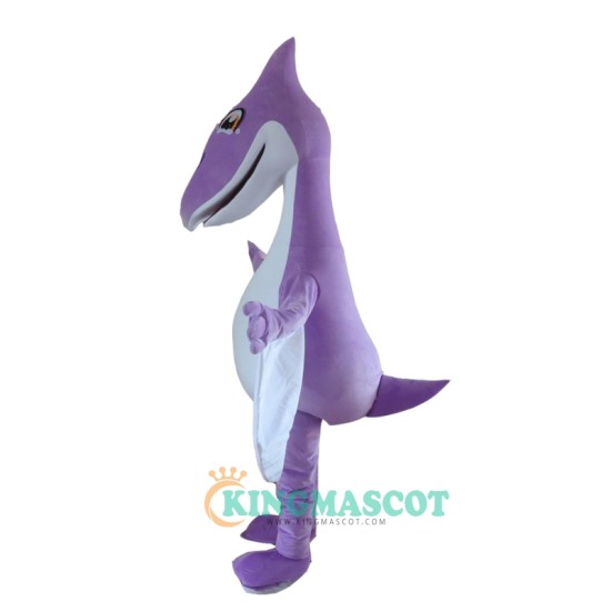 Purple Dinosaur Custom Uniform, Purple Dinosaur Custom Mascot Costume