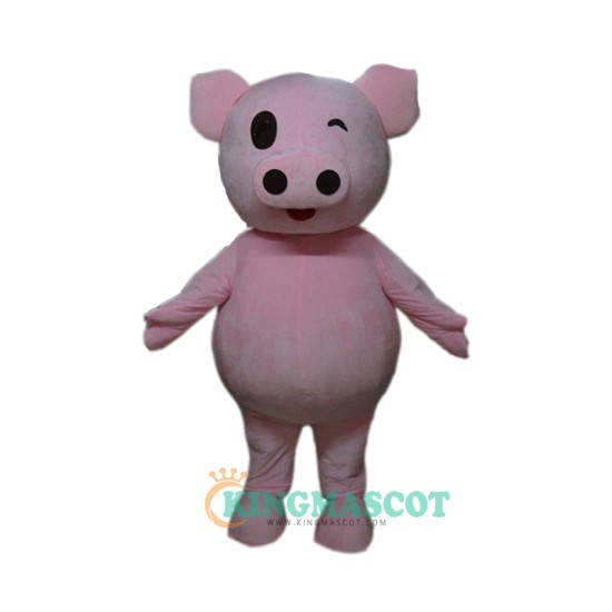 Custom Pink Pig Uniform, Custom Pink Pig Mascot Costume