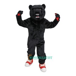 School Ferocious Black Bear Uniform, School Ferocious Black Bear Mascot Costume