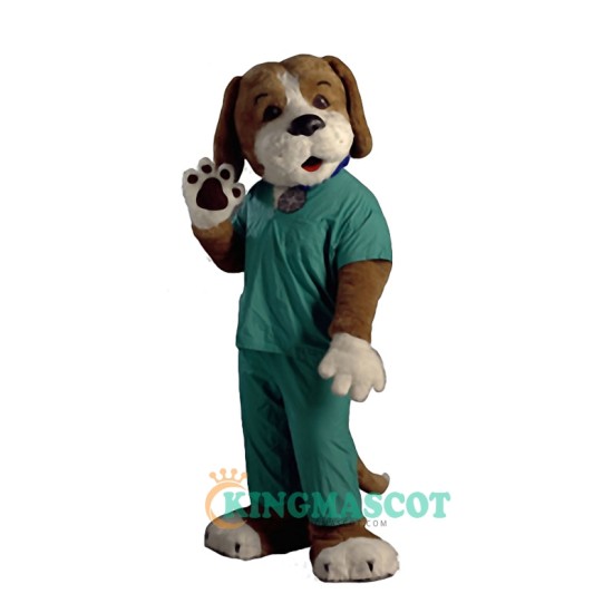 Scrubs the Health Hound Uniform, Scrubs the Health Hound Mascot Costume