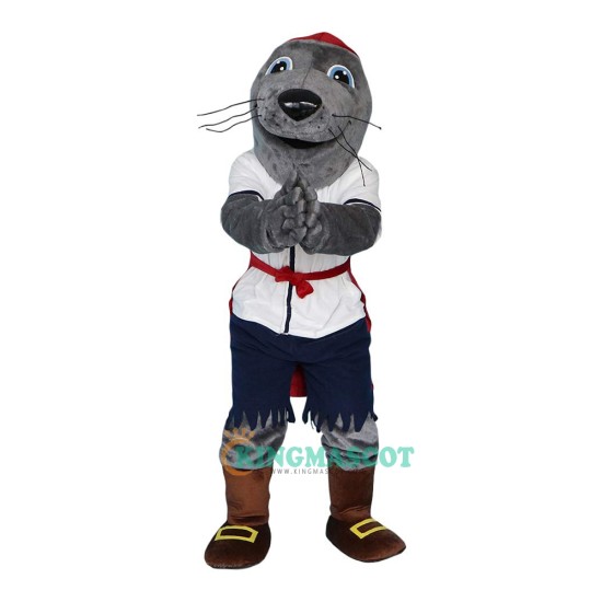 Sea Lion Seal Walrus Cartoon Uniform, Sea Lion Seal Walrus Cartoon Mascot Costume