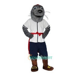 Sea Lion Seal Walrus Cartoon Uniform, Sea Lion Seal Walrus Cartoon Mascot Costume