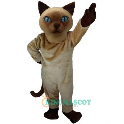 Siamese Cat Uniform, Siamese Cat Mascot Costume