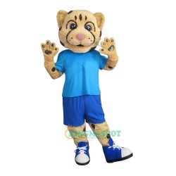 Cute Naughty Cheetah Uniform, Cute Naughty Cheetah Mascot Costume