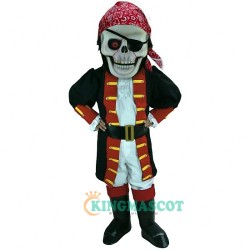 Skull Pirate Uniform, Skull Pirate Lightweight Mascot Costume