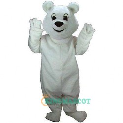 Snowball Bear Uniform, Snowball Bear Mascot Costume