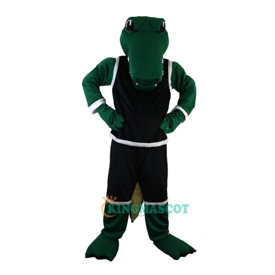 Sport Green Crocodile Uniform, Sport Green Crocodile Mascot Costume