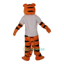 Sport Orange Tiger Cartoon Uniform, Sport Orange Tiger Cartoon Mascot Costume