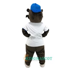 Sports Brown Beaver Castor Cartoon Uniform, Sports Brown Beaver Castor Cartoon Mascot Costume