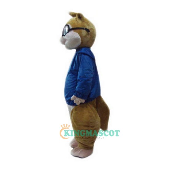 Squirrel Cartoon Uniform, Squirrel Cartoon Mascot Costume