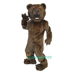 Brown Ferocious Bear Uniform, Brown Ferocious Bear Mascot Costume