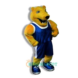 Bear Uniform, Happy College Bear Mascot Costume