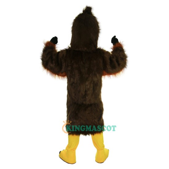 Strong Brown Eagle Cartoon Uniform, Strong Brown Eagle Cartoon Mascot Costume