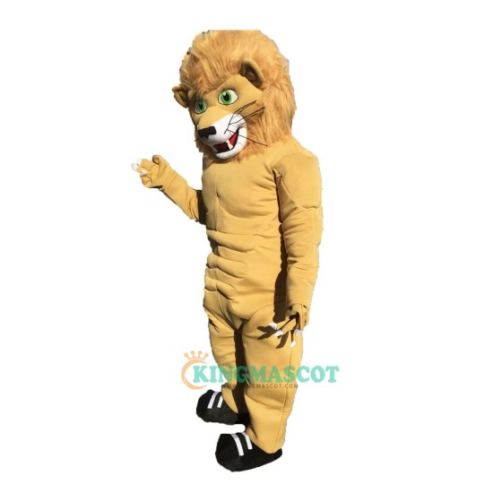 Strong Muscular Lion Uniform, Strong Muscular Lion Mascot Costume