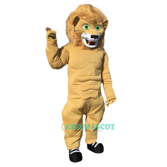 Strong Muscular Lion Uniform, Strong Muscular Lion Mascot Costume