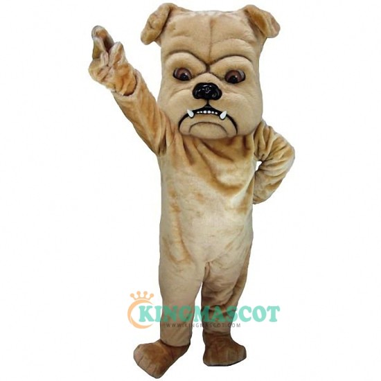 Tan Bulldog Uniform, Tan Bulldog Lightweight Mascot Costume