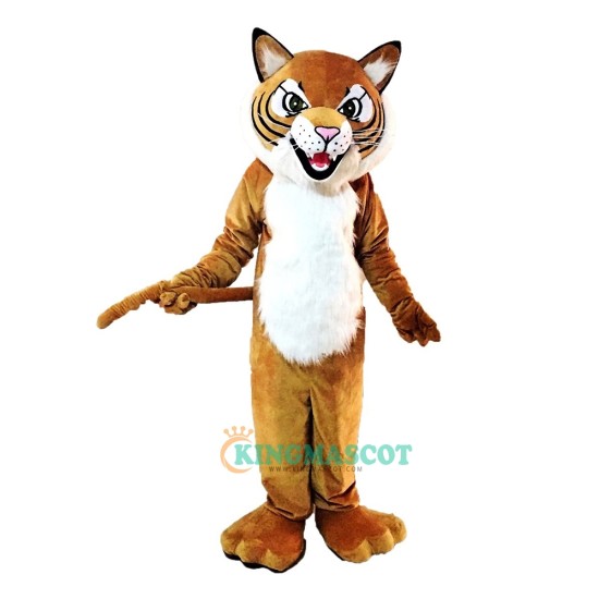 Tiger Wild Cat Uniform, Tiger Wild Cat Mascot Costume