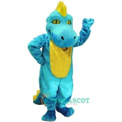 Turquoise Dino Uniform, Turquoise Dino Lightweight Mascot Costume