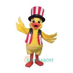 Uncle Sam Duck Uniform, Uncle Sam Duck Mascot Costume